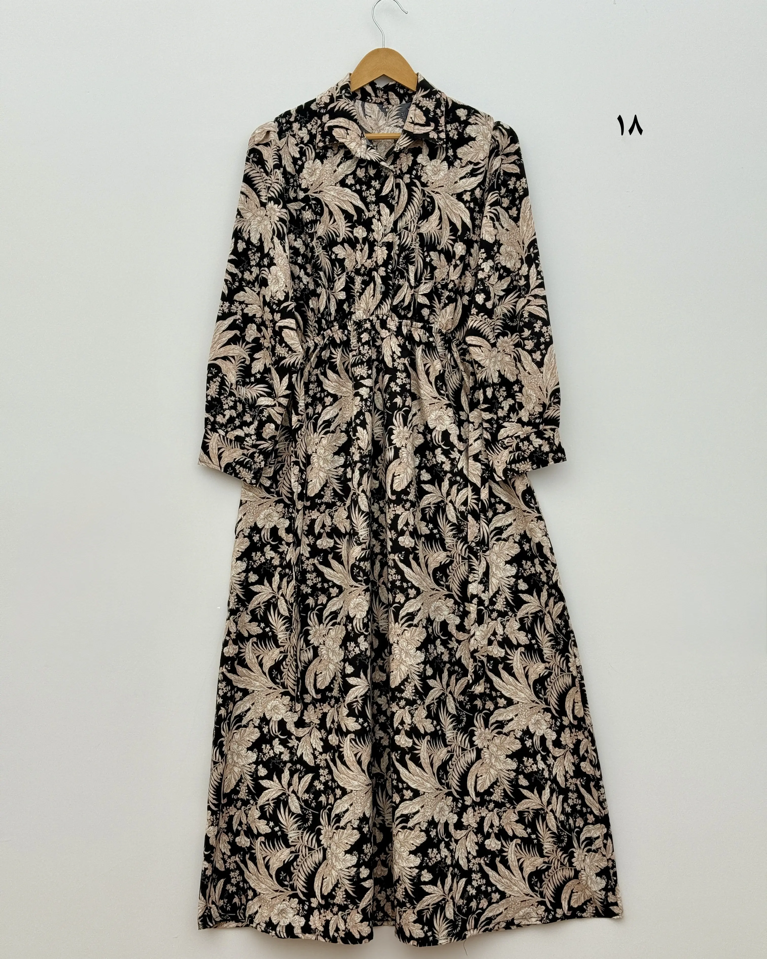 پیراهن ساحلی کرپ گلدار مدل بهار